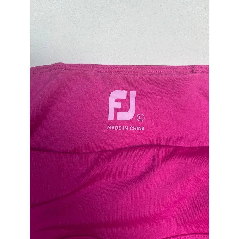 FootJoy‎ Womens Pink Layered Golf Skort Size L Performance Athletic Skirt 26804
